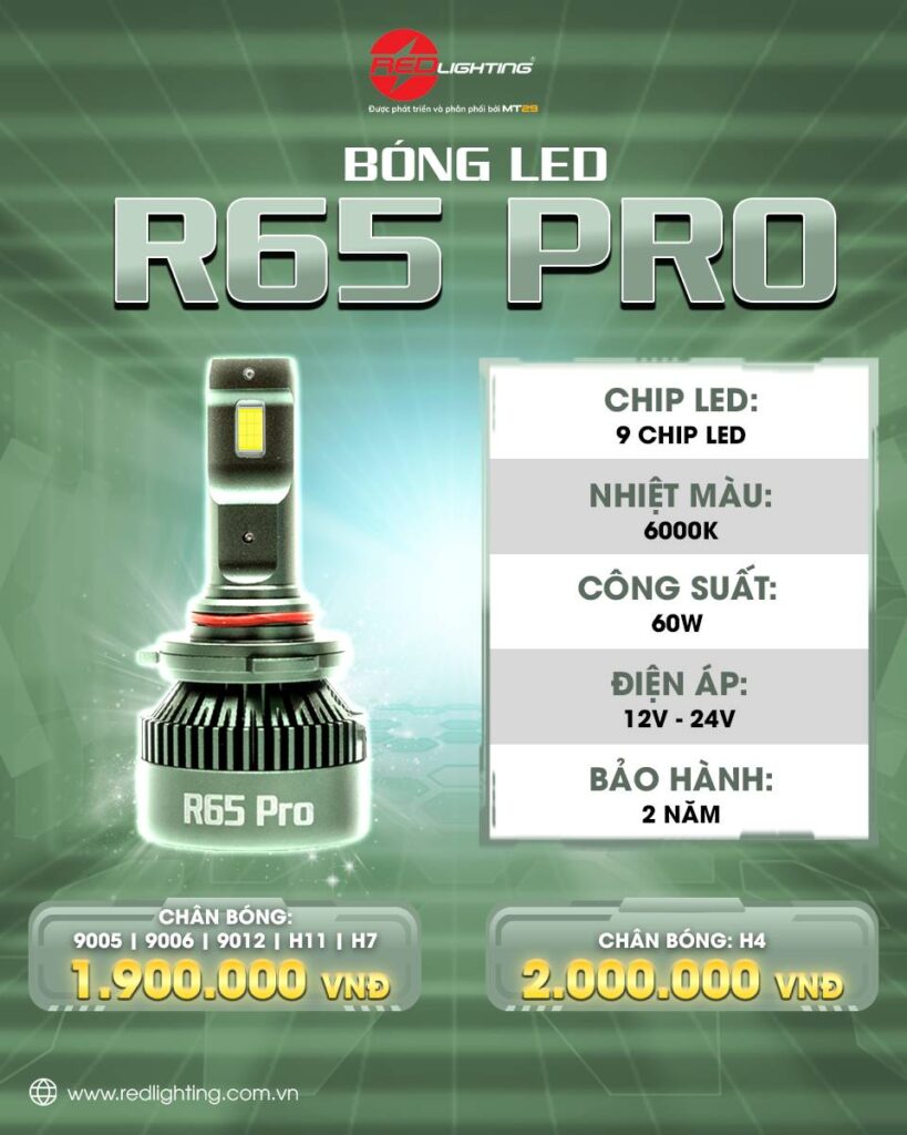 bóng led r65 pro