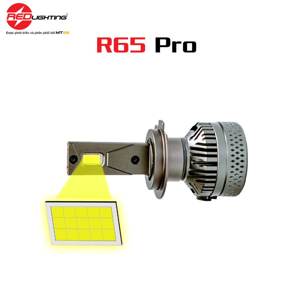 BÓNG LED REDLIGHTING R65 PRO 2026 8 Bóng LED R65 Pro 2026 nâng cấp lên 15 chip LED